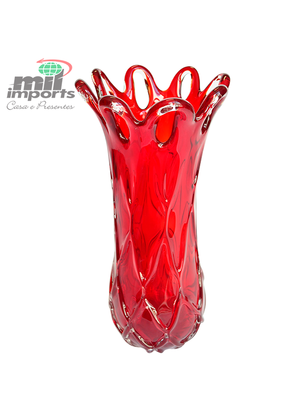 Vaso Murano Vermelho