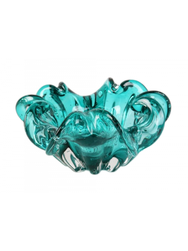 CENTRO DE MESA MURANO TURQUESA
