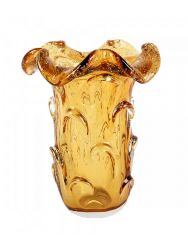 VASO MURANO ÂMBAR 24CM