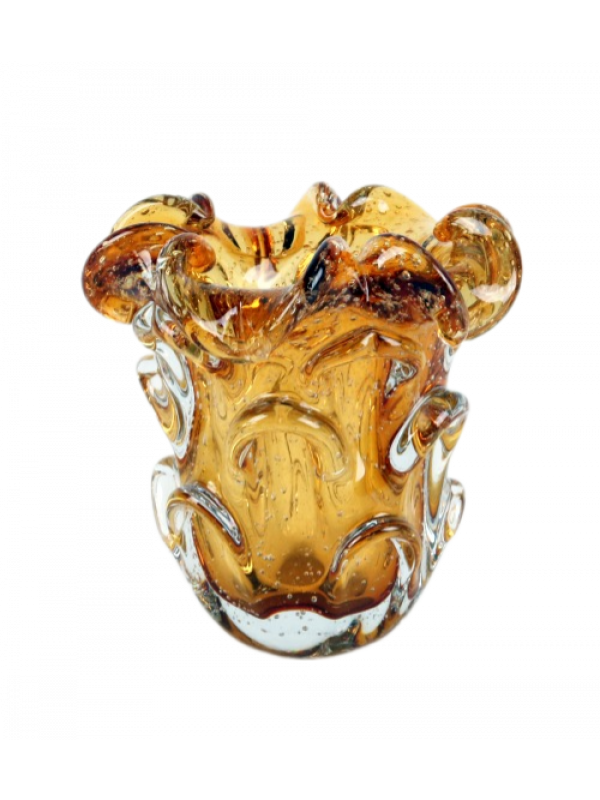 VASO MURANO ÂMBAR 16CM