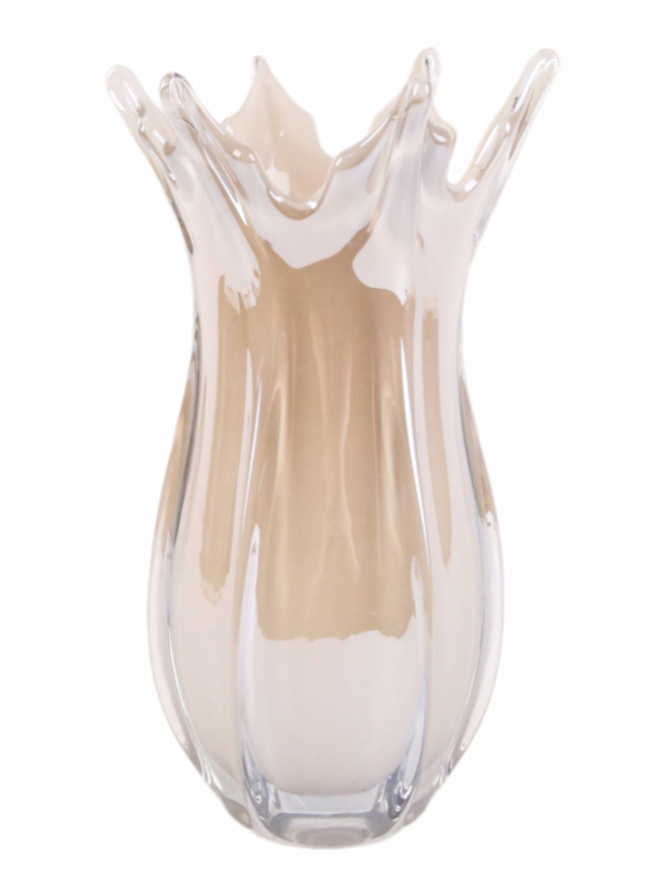 VASO MURANO PEROLADO 32CM
