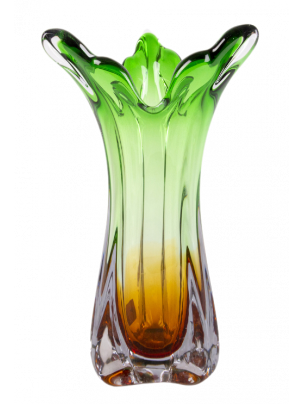 VASO MURANO DEGRADÊ BICOLOR 41CM
